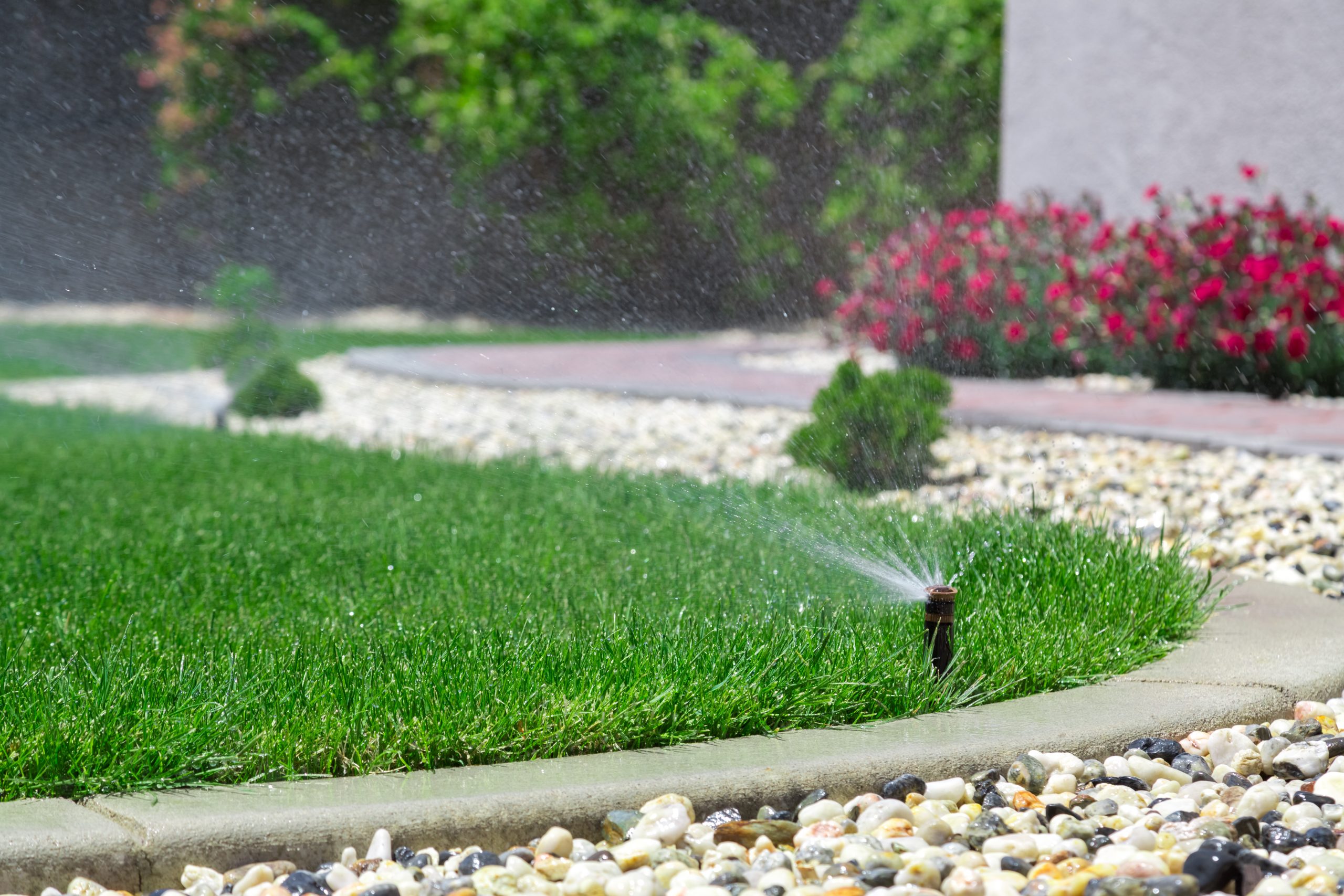 smart home irrigation sprinkler system
