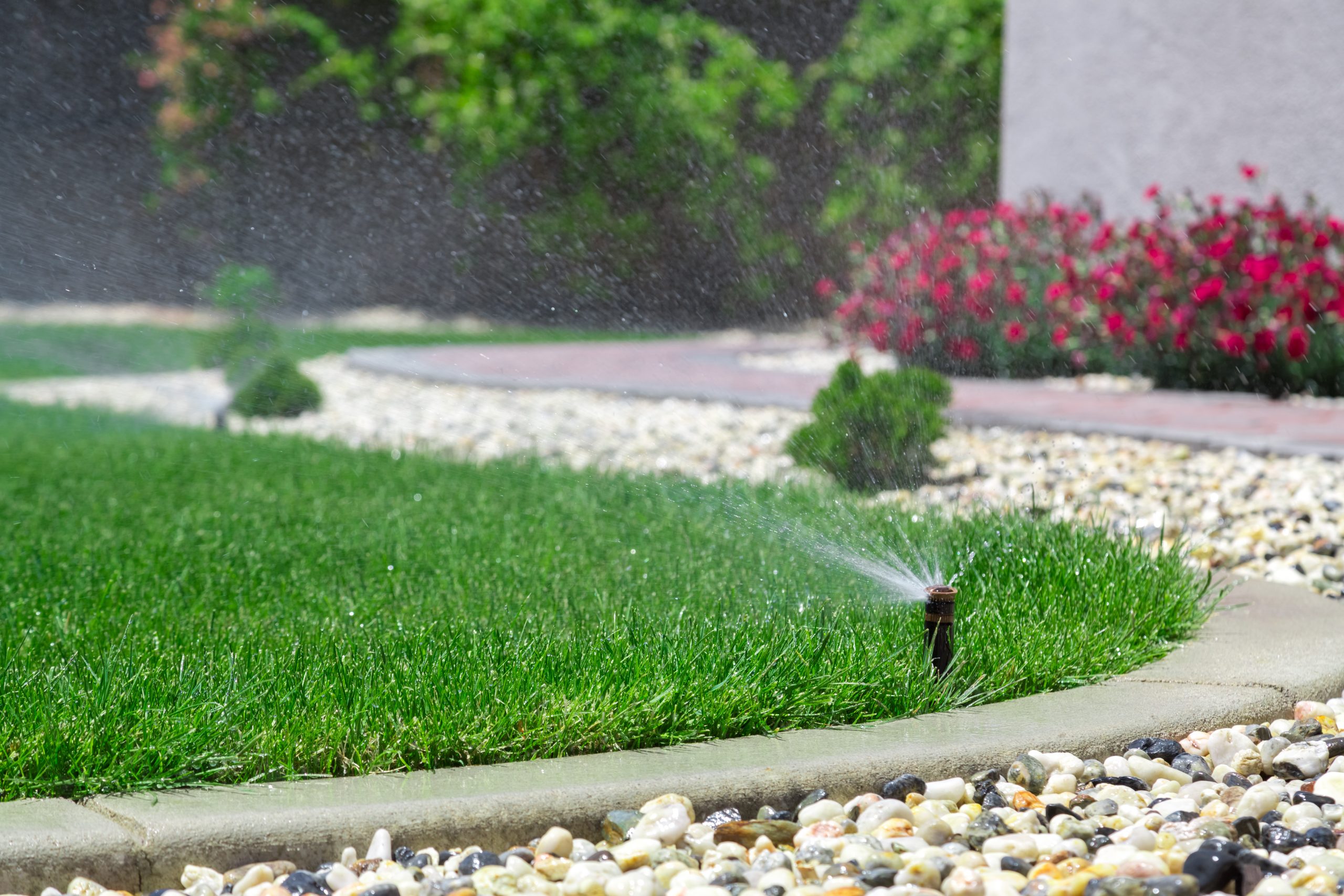 smart home irrigation sprinkler system